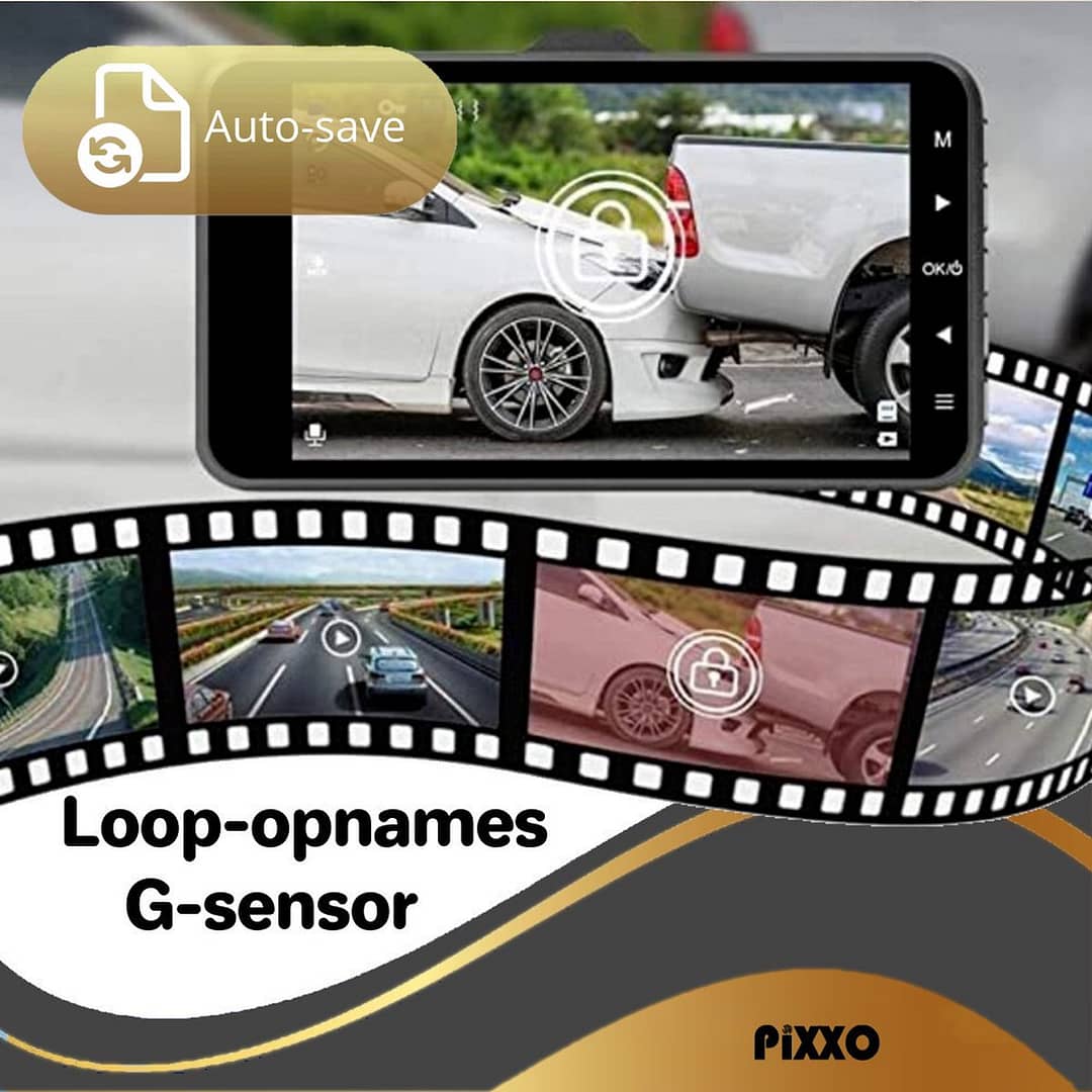 Afbeelding van PiXXO® Dashcam voor Auto 4K Pro WiFi (3)