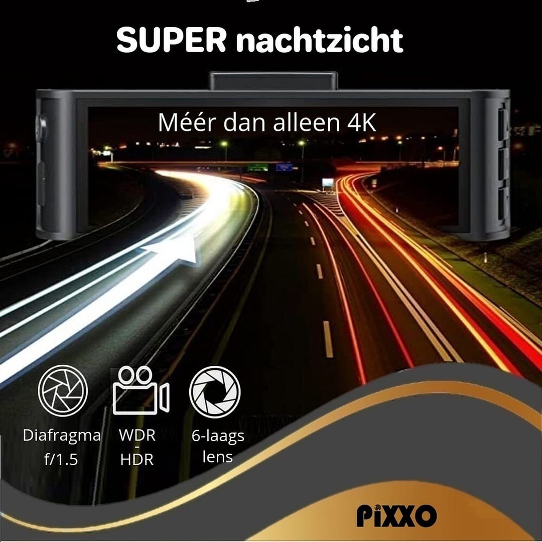 Afbeelding van PiXXO® Dashcam voor Auto 4K Pro WiFi (5)
