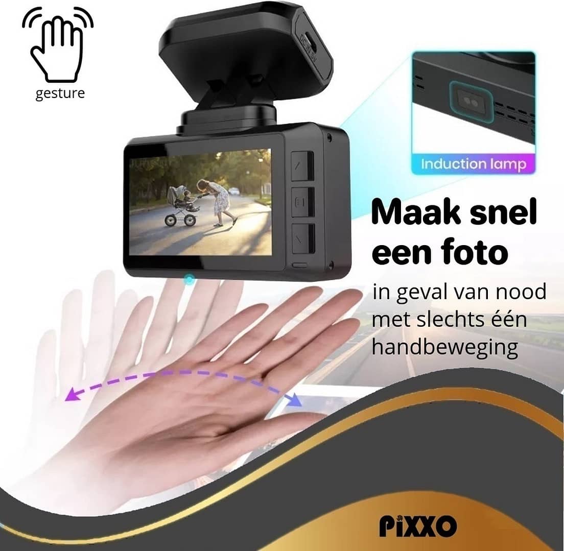 Afbeelding van PiXXO® Dashcam voor Auto 4K Pro WiFi (6)