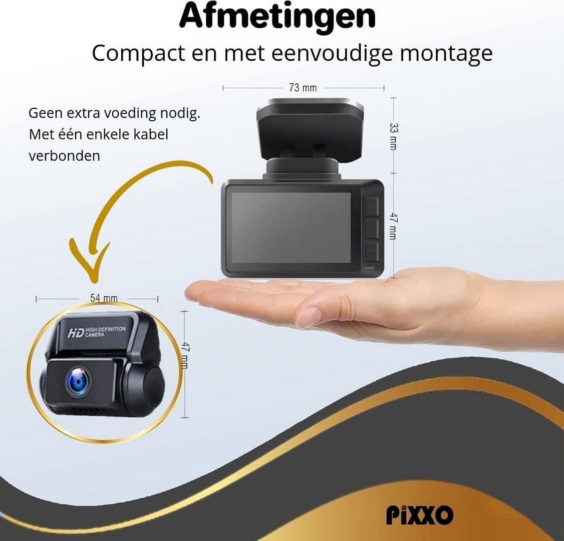 Afbeelding van PiXXO® Dashcam voor Auto 4K Pro WiFi (9)